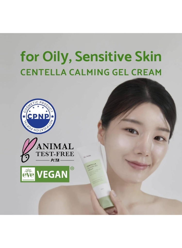 آي يونيك حل الاحمرار والبشرة الحساسة – كريم جل iUNIK Centella Calming لتهدئة البشرة وترطيبها وإصلاح الحاجز - Image 3